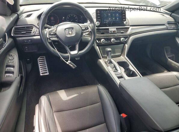 1HGCV1F35NA084020 2022 HONDA ACCORD Gray Առջևի վահանակի տեսք
