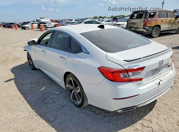 1HGCV1F35NA086186 2022 HONDA ACCORD White Հետևի ձախ