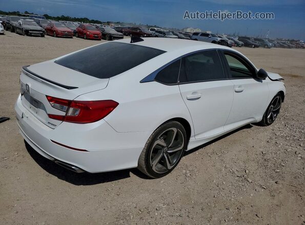 1HGCV1F35NA086186 2022 HONDA ACCORD White Հետևի աջ