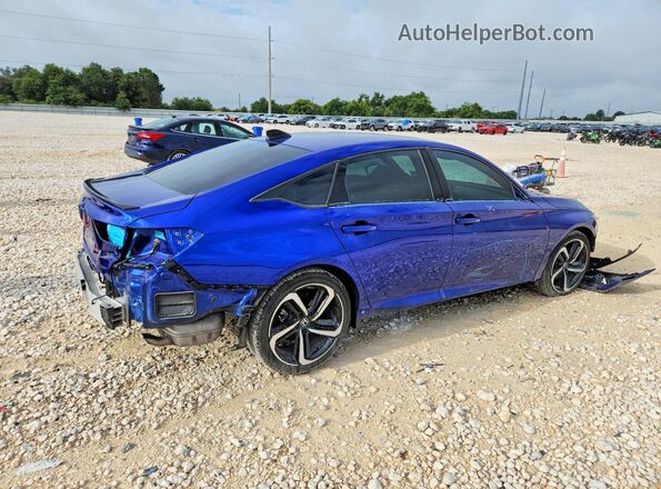 1HGCV1F35NA121597 2022 HONDA ACCORD Blue Tył prawy