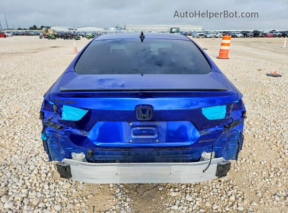 1HGCV1F35NA121597 2022 HONDA ACCORD Blue Widok z tyłu