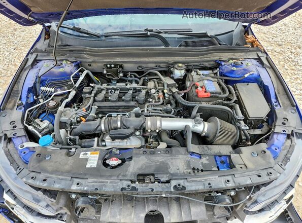 1HGCV1F35NA121597 2022 HONDA ACCORD Blue Widok wnętrza z tyłu