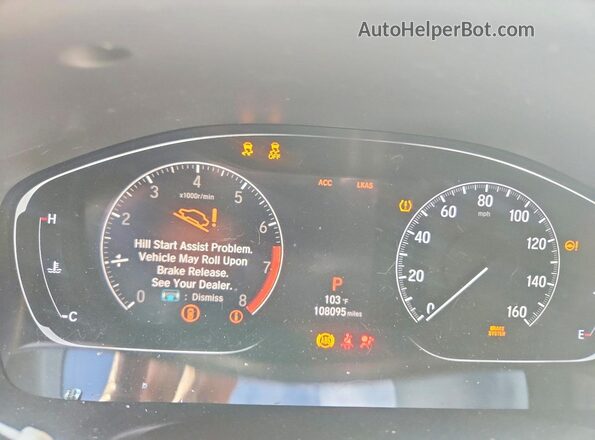 1HGCV1F36JA087583 2018 HONDA ACCORD Gray ხელსაწყოთა პანელის ხედი