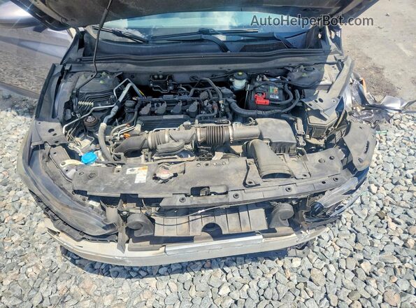 1HGCV1F36JA087583 2018 HONDA ACCORD Gray უკანა სალონის ხედი