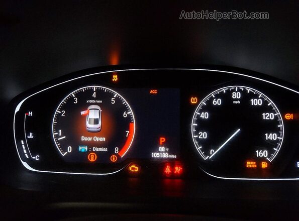 1HGCV1F36JA148933 2018 HONDA ACCORD Gray Սարքավորումների վահանակի տեսք
