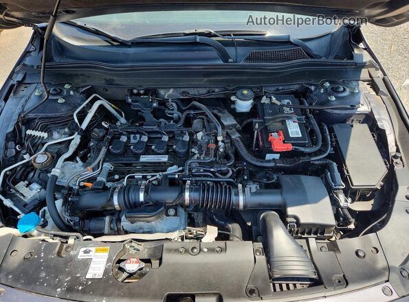 1HGCV1F36JA155199 2018 HONDA ACCORD Gray Սալոնի հետևի տեսք