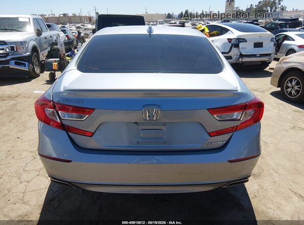 1HGCV1F36JA218740 2018 HONDA ACCORD Серебряный 