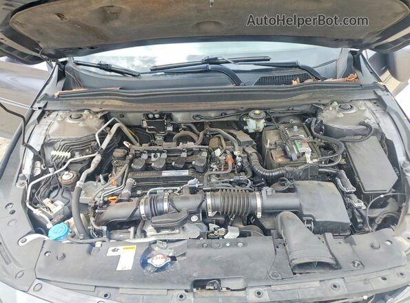 1HGCV1F36JA259479 2018 HONDA ACCORD Gray Սալոնի հետևի տեսք