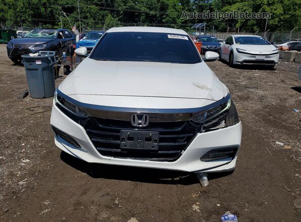 1HGCV1F36KA016403 2019 HONDA ACCORD White Դիմացի տեսք