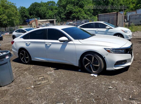 1HGCV1F36KA016403 2019 HONDA ACCORD White Առջևի աջ