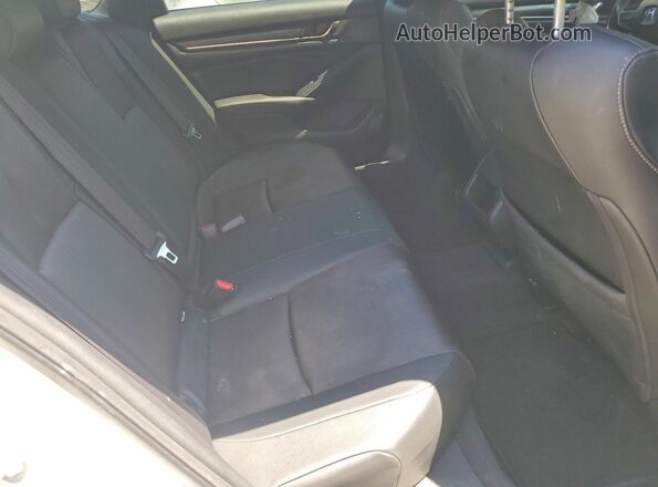 1HGCV1F36KA016403 2019 HONDA ACCORD White Հետևի նստատեղերի տեսք