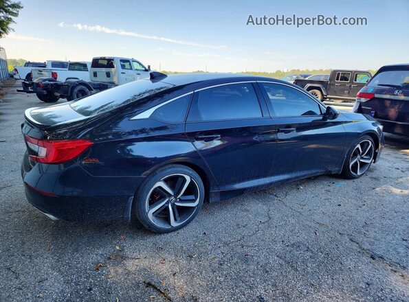 1HGCV1F36KA025635 2019 HONDA ACCORD Black Задня права чверть