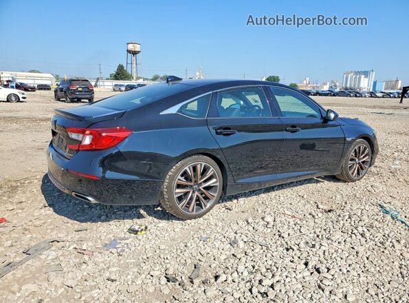 1HGCV1F36KA042418 2019 HONDA ACCORD Black Tył prawy