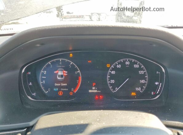 1HGCV1F36KA042418 2019 HONDA ACCORD Black Widok zestawu wskaźników