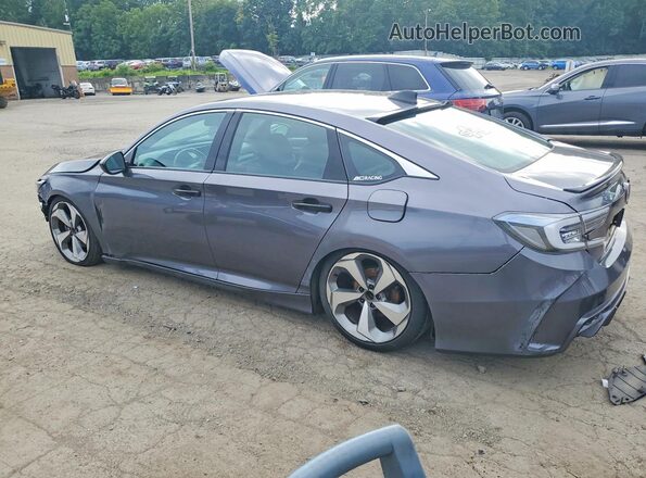1HGCV1F36KA051040 2019 HONDA ACCORD Gray Tył lewy