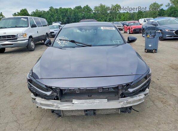 1HGCV1F36KA051040 2019 HONDA ACCORD Gray Widok z przodu
