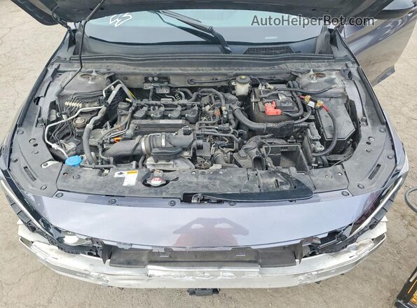 1HGCV1F36KA051040 2019 HONDA ACCORD Gray Widok wnętrza z tyłu