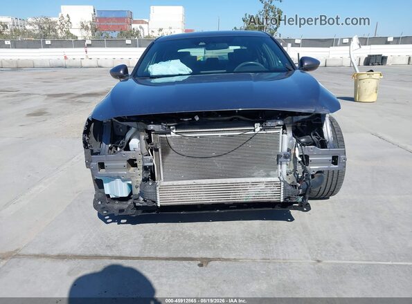 1HGCV1F36KA098472 2019 HONDA ACCORD Gray Front view