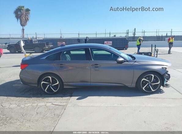 1HGCV1F36KA098472 2019 HONDA ACCORD Gray 360 interior view