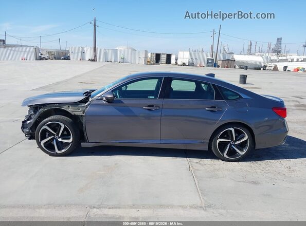 1HGCV1F36KA098472 2019 HONDA ACCORD Gray 