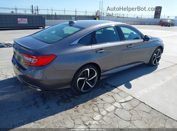 1HGCV1F36KA098472 2019 HONDA ACCORD Gray Rear right