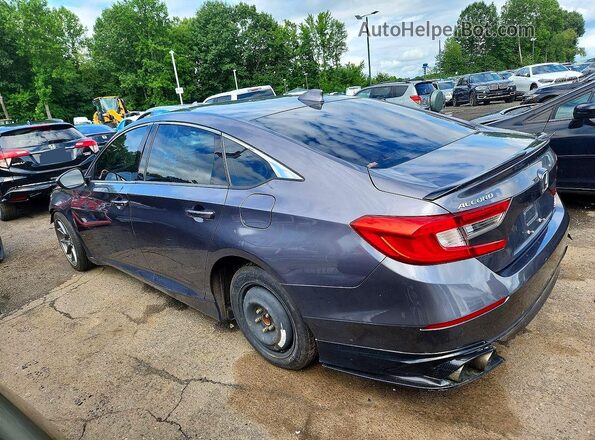 1HGCV1F36KA120650 2019 HONDA ACCORD Gray Tył lewy