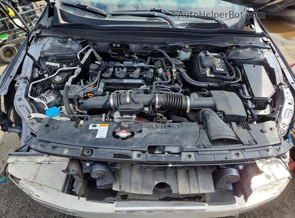 1HGCV1F36KA120650 2019 HONDA ACCORD Gray Widok wnętrza z tyłu