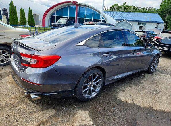 1HGCV1F36KA120650 2019 HONDA ACCORD Gray Tył prawy