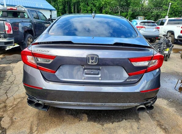1HGCV1F36KA120650 2019 HONDA ACCORD Gray Widok z tyłu