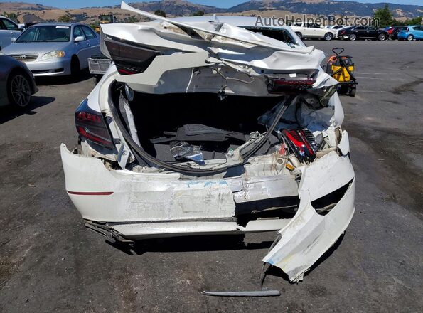1HGCV1F36KA160727 2019 HONDA ACCORD White Rear view