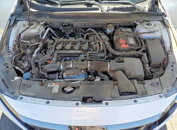 1HGCV1F36KA160727 2019 HONDA ACCORD White Rear interior view