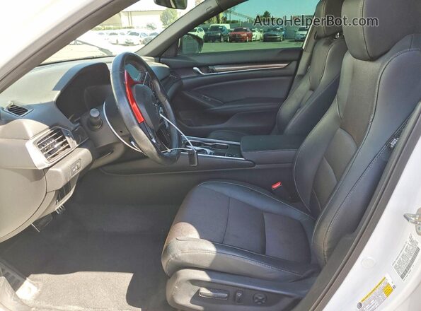 1HGCV1F36KA160727 2019 HONDA ACCORD White Front interior view