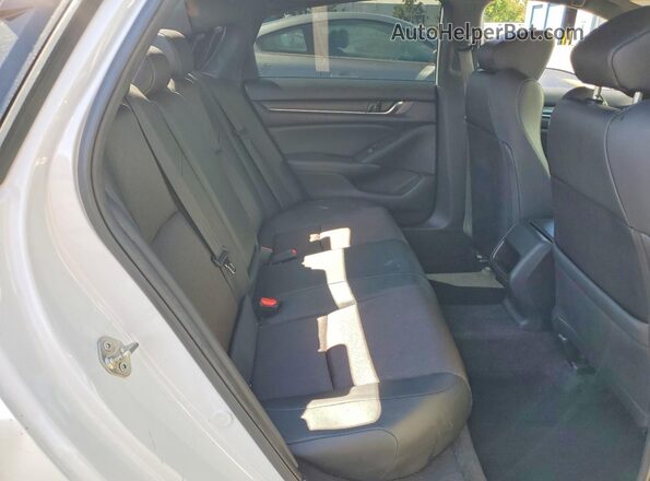 1HGCV1F36KA160727 2019 HONDA ACCORD White Rear seats view