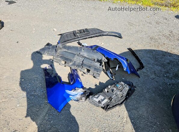 1HGCV1F36KA170223 2019 HONDA ACCORD Blue Vista del compartimento del motor