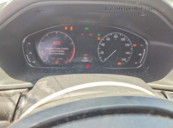 1HGCV1F36LA041190 2020 HONDA ACCORD White Widok zestawu wskaźników