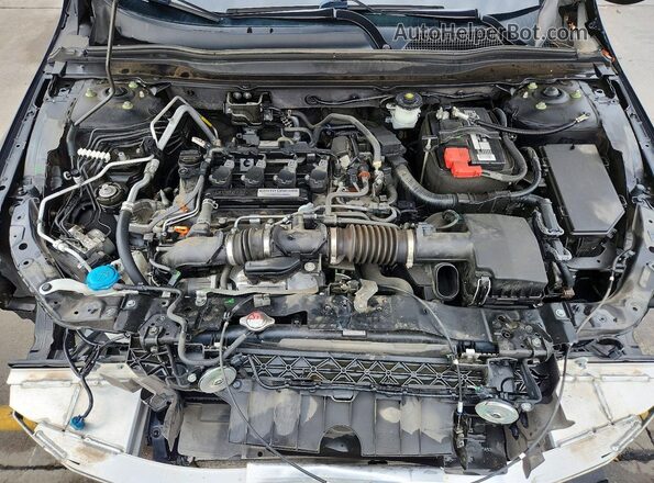 1HGCV1F36LA050889 2020 HONDA ACCORD Black Սալոնի հետևի տեսք