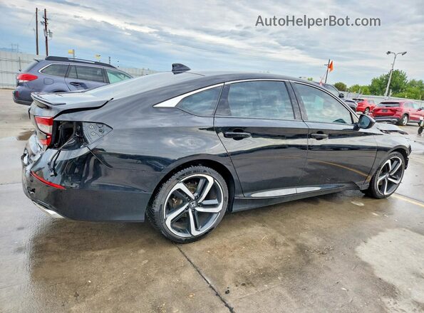 1HGCV1F36LA050889 2020 HONDA ACCORD Black Հետևի աջ