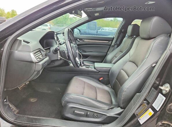 1HGCV1F36LA050889 2020 HONDA ACCORD Black Սալոնի դիմացի տեսք