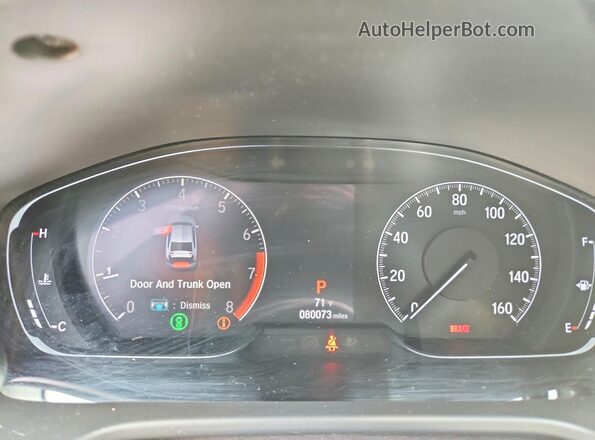 1HGCV1F36LA050889 2020 HONDA ACCORD Black Սարքավորումների վահանակի տեսք