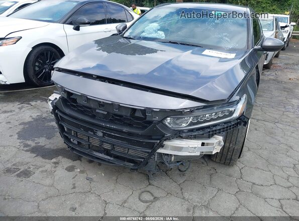 1HGCV1F36LA066932 2020 HONDA ACCORD Gray Вид спереду