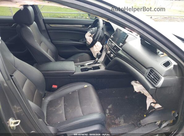 1HGCV1F36LA066932 2020 HONDA ACCORD Gray Вид салону спереду