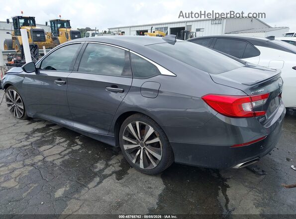 1HGCV1F36LA066932 2020 HONDA ACCORD Gray Задня ліва чверть