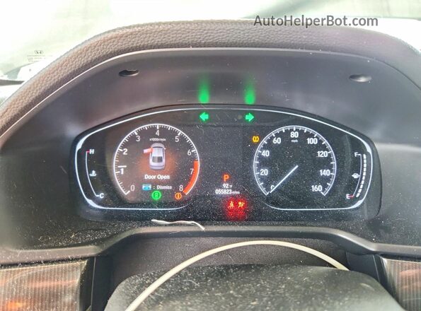 1HGCV1F36LA078546 2020 HONDA ACCORD Silver Instrument cluster view