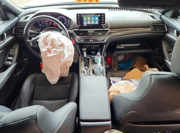 1HGCV1F36LA078546 2020 HONDA ACCORD Silver Dashboard view