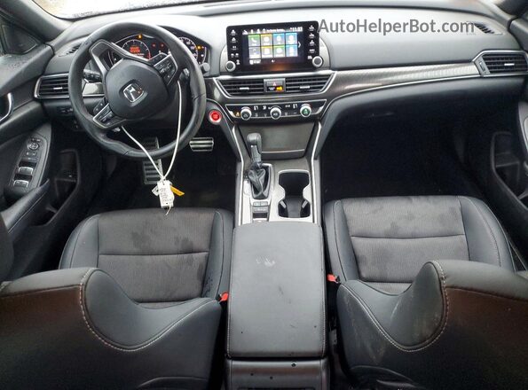 1HGCV1F36MA024021 2021 HONDA ACCORD Blue Вид панелі приладів