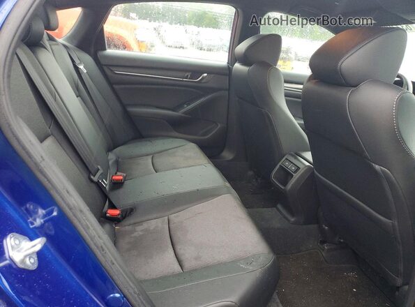 1HGCV1F36MA024021 2021 HONDA ACCORD Blue Вид задніх сидінь