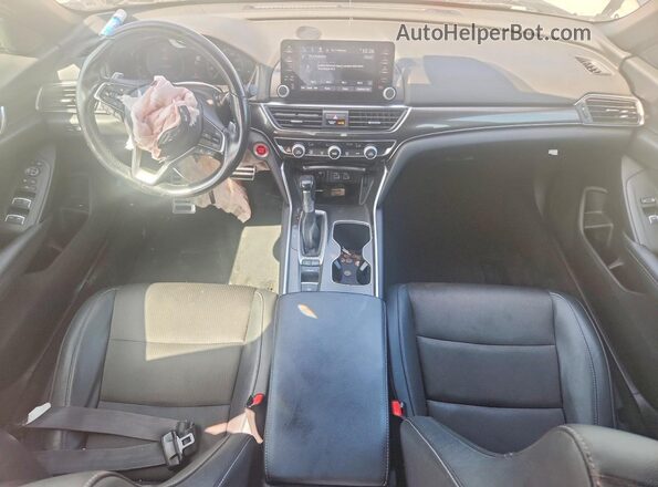 1HGCV1F36MA102975 2021 HONDA ACCORD Black Вид панелі приладів