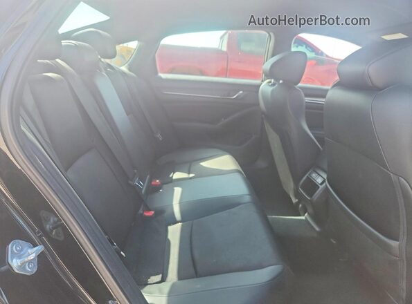 1HGCV1F36MA102975 2021 HONDA ACCORD Black Вид задніх сидінь