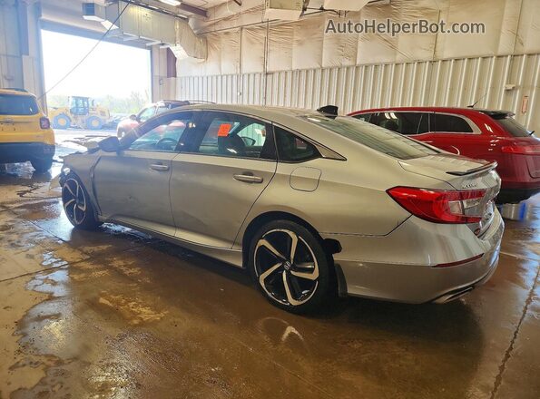 1HGCV1F36MA109134 2021 HONDA ACCORD Silver Задня ліва чверть