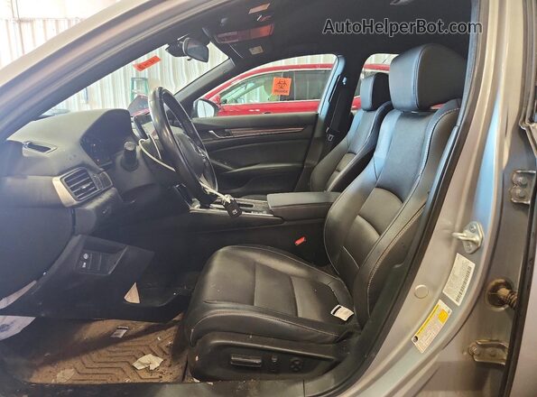 1HGCV1F36MA109134 2021 HONDA ACCORD Silver Вид салону спереду
